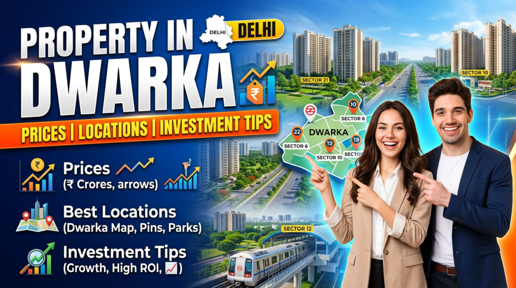 Property in Dwarka Delhi – Best locations, property prices, and real estate investment tips in Dwarka