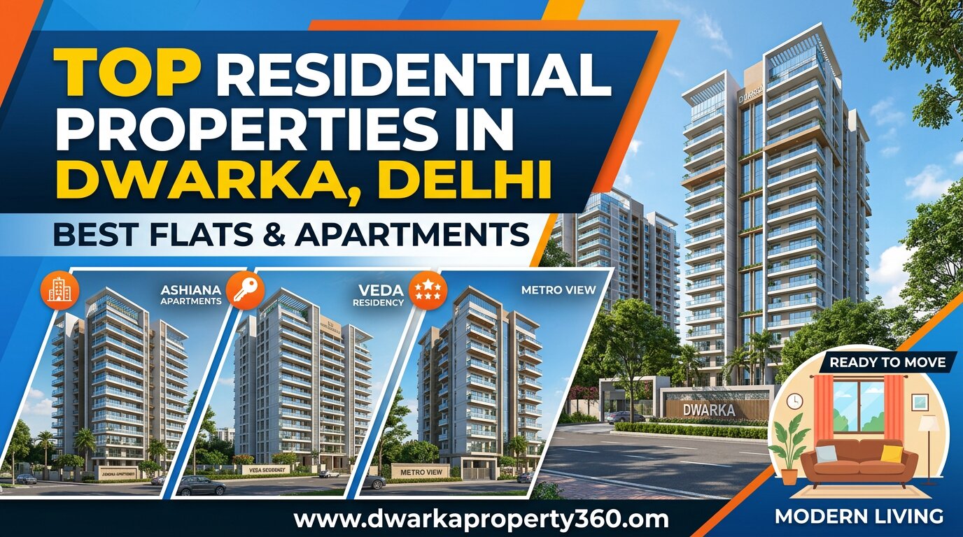 Modern residential apartments and flats in Dwarka with premium housing options